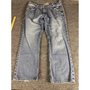 Ariat M4 Relaxed Boot Cut Jeans Mens 40x32 Medium Wash Blue Denim Western